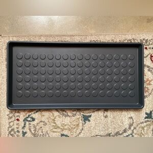 IKEA Black Boot Tray with Raised Dots